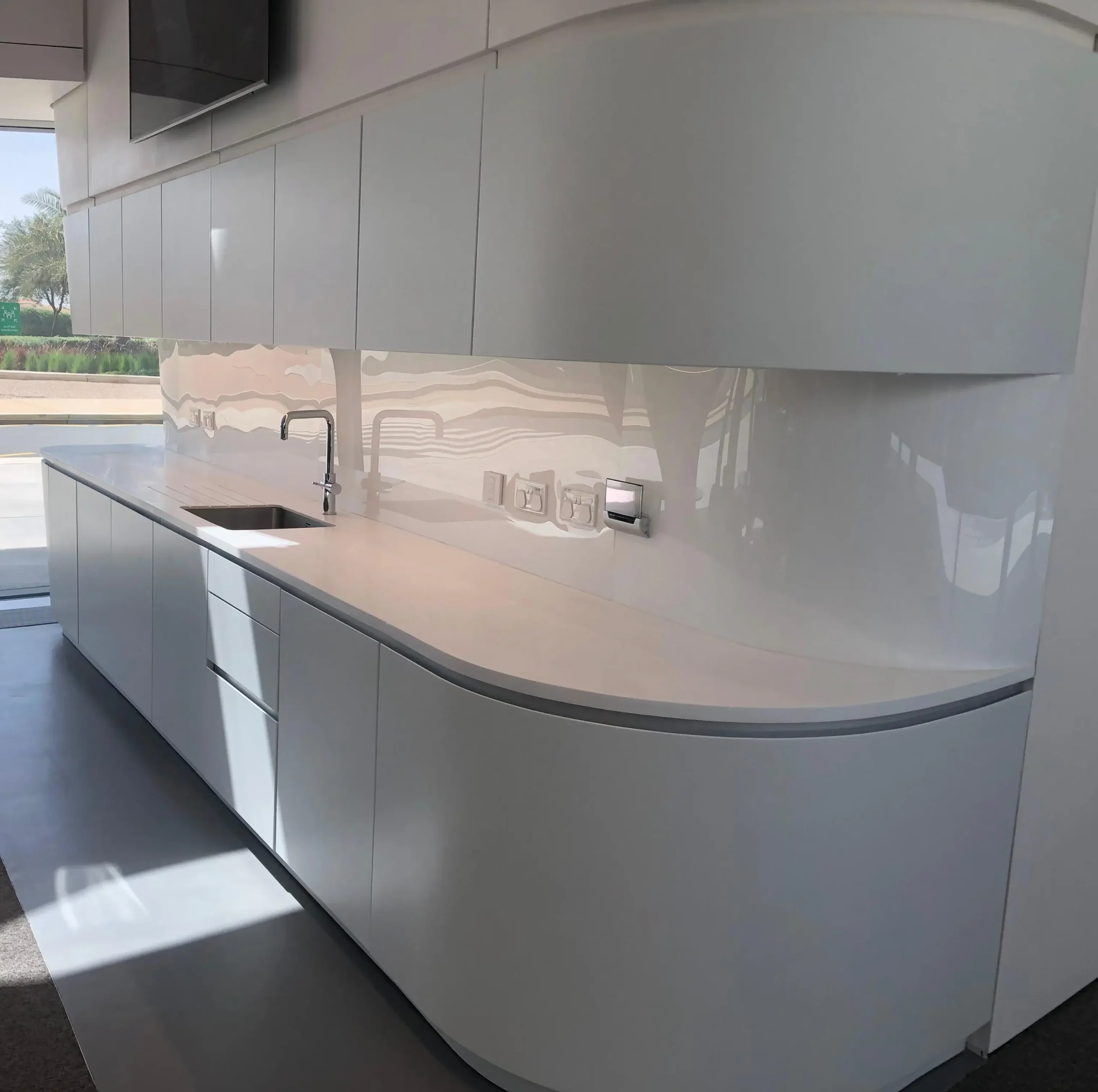 White Kitchen Countertop