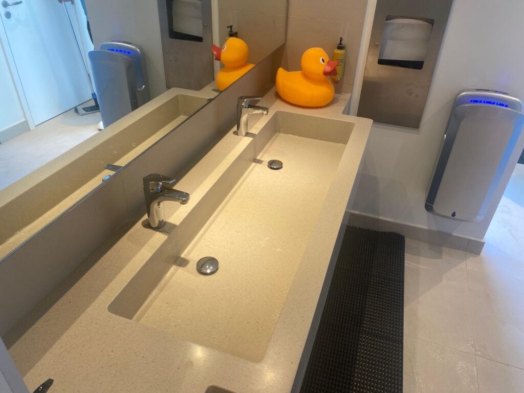 Vanity Counter with open sink