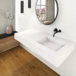 Vanity Countertop integrated washbasin